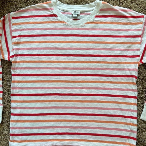 J-Crew Stripped long sleeve top - Picture 3 of 8